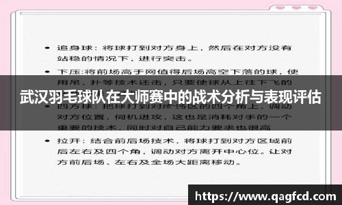 武汉羽毛球队在大师赛中的战术分析与表现评估